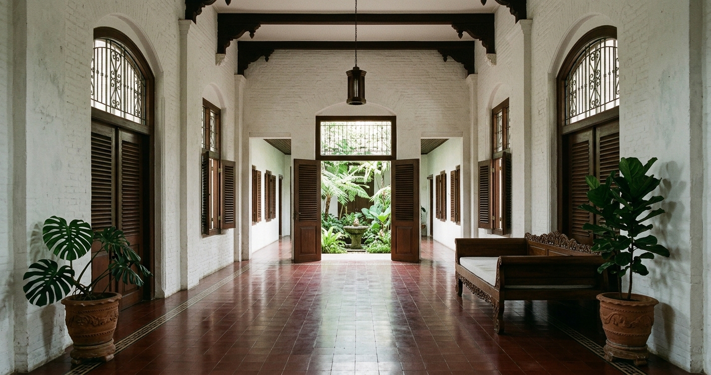 Bukan Cuma Tampilan, Ini 5 Alasan Rumah Era Kolonial Tetap Terasa Dingin Tanpa AC